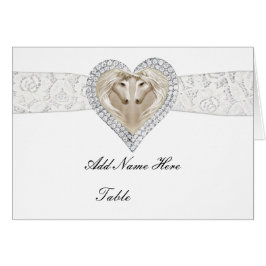 Cartão Placa De Local De Mesa Unicorn E Lace