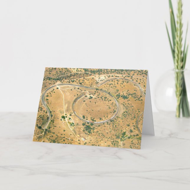 Cartão Placa de Loop Tehachapi (Frente)