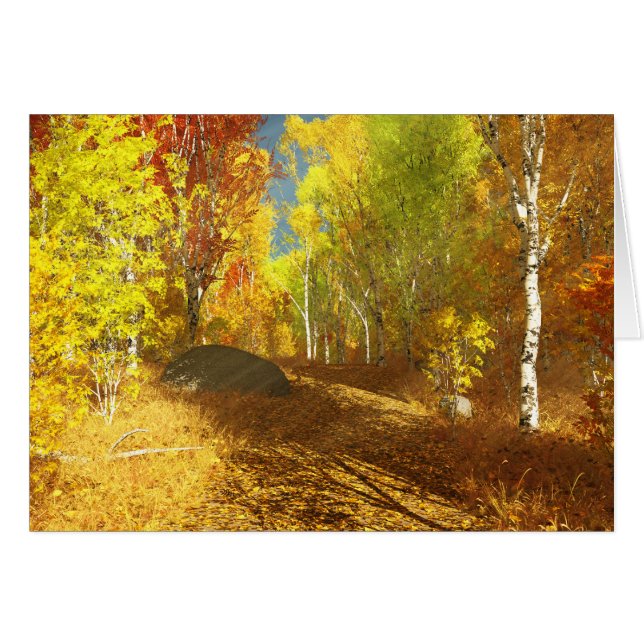 Cartão Placa de luz de queda (Frente Horizontal)