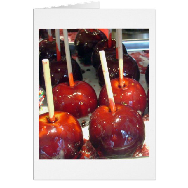 Cartão Placa de Maçãs de Doces também (Frente)
