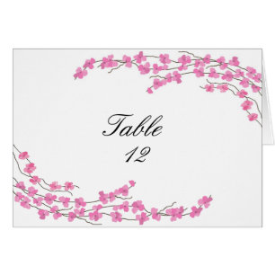 Cartão Placa de Mesa brilhante - Brilhantes cor-de-rosa