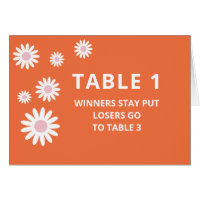 Placa De Mesa Groovy Orange Bunco Para Mesa 1