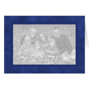 Cartão Placa de Modelo de Quadro - Azul-Chave 3