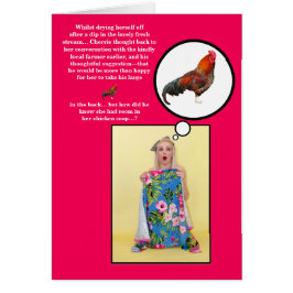 Cartão Placa de Namorados Pinup de Piada para Adulto Engr