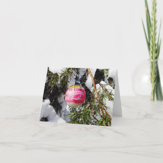 Cartão Placa de natais vintages