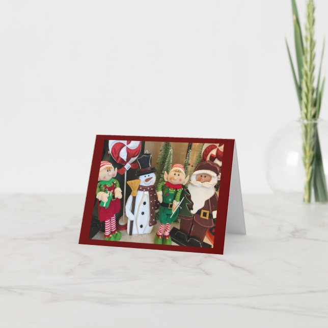 CARTÃO PLACA DE NATAL DO GRUPO DE TODOS NÓS (Frente)