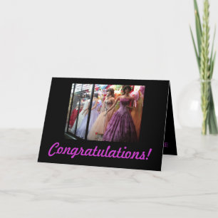 Cartão Placa de noivado personalizada