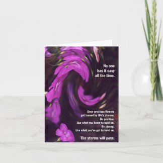 Cartão Placa de Nota das Flores Inspiracionais 1