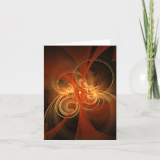 Cartão Placa de Nota de Abstrato de Arte Mágica da Manhã