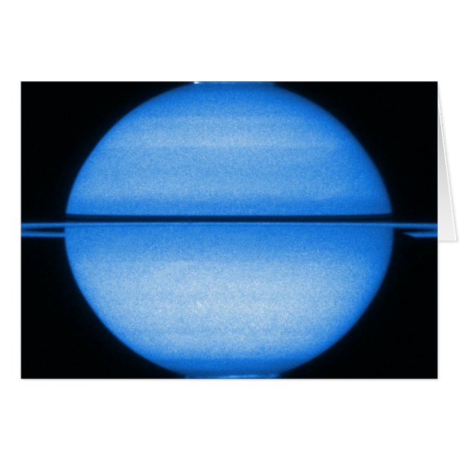 Cartão Placa de Nota de Apresentação Saturno Light (Frente horizontal)