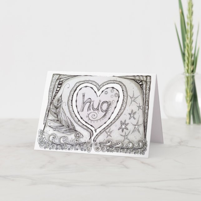 Cartão Placa de Nota de vazio com Arte Original (Frente)