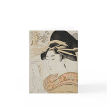 Placa de Nota de Vazio de Kitagawa Utamaro