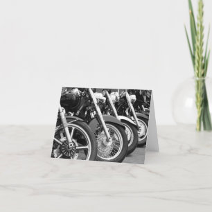 Cartão Placa de Nota de Vazio de Motociclos