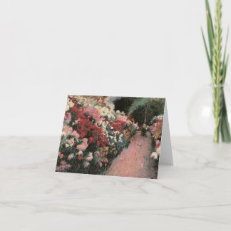 Cartão Placa de Nota de Vazio Floral Fine Art