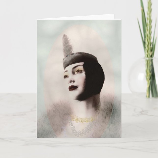 Cartão Placa de Nota do Roaring 20's (Frente)