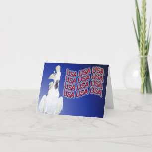 Cartão Placa de Nota Pequena Cockatoo USA