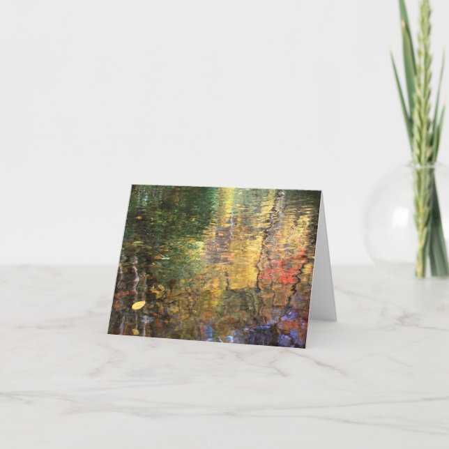 Cartão Placa de Paleta de Aquarela (Frente)