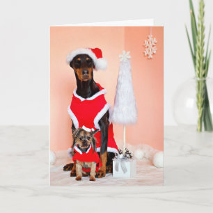 CARTÃO PLACA DE PAPAIS NOEIS XMAS PARA CÃES PERSONALIZÁVE