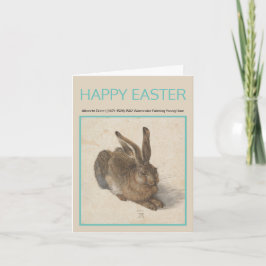 Cartão Placa de Páscoa Albrecht Dürer 1502 HARE