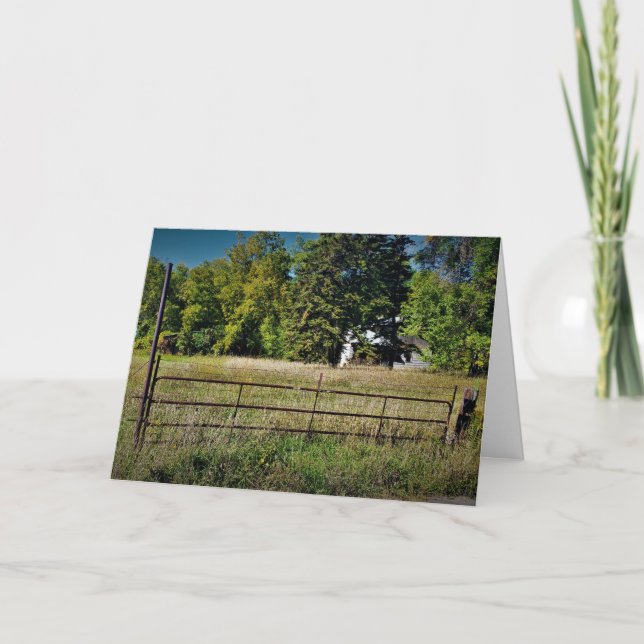 Cartão Placa de Páscoa "MANTER ENTRADA" (Frente)