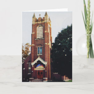 Cartão Placa de Páscoa "Santo Michael Reay for Us"