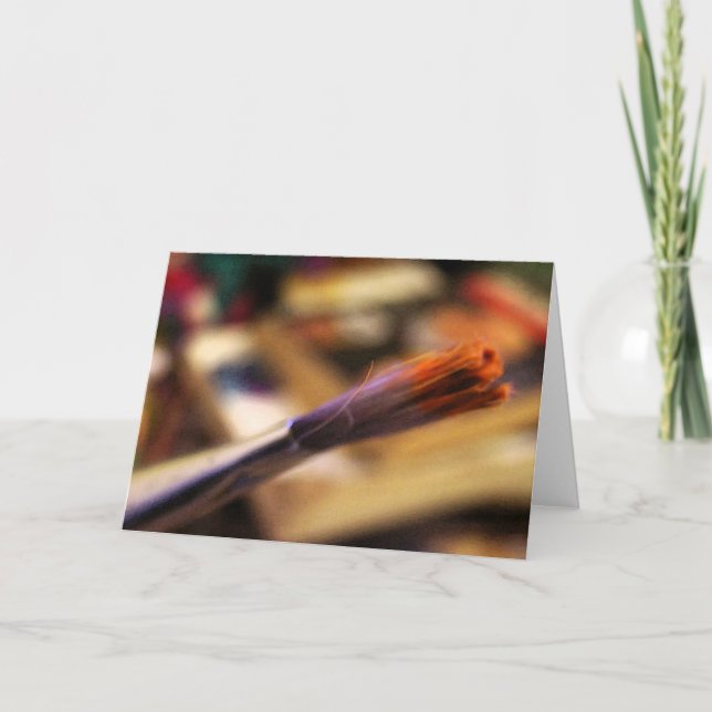 Cartão Placa de pincel (Frente)