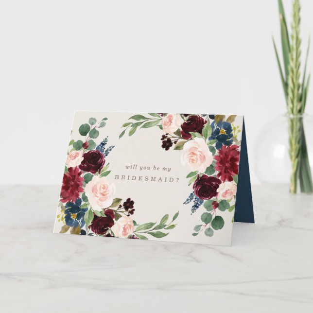 Cartão Placa de ponte Elegância de queda (Frente)