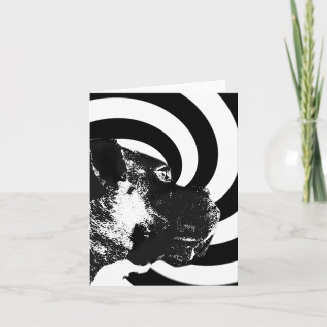 Cartão Placa de pop boxer (Frente)