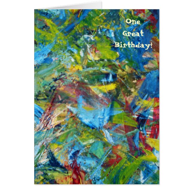 Cartão Placa de primeiro aniversario (Frente)