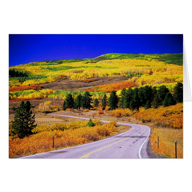 Cartão Placa de Queda de Utah do Byway 12 (Frente Horizontal)