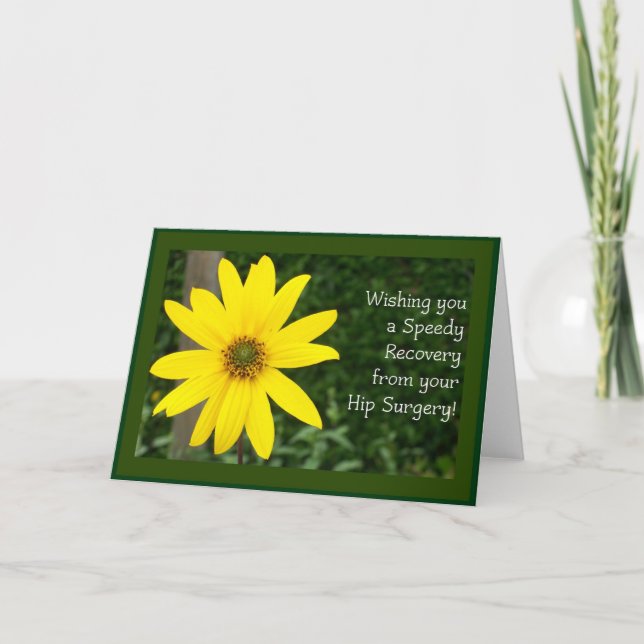 Cartão Placa de Recuperação Rápida de Cirurgia Hip (Frente)