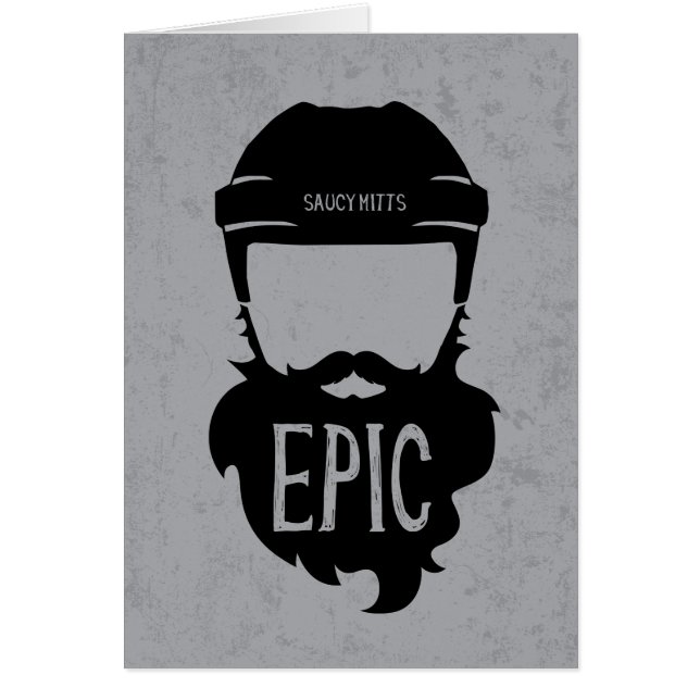 Cartão Placa de Reprodução de Hóquei Epic (Frente)