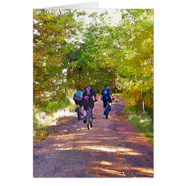 CARTÃO PLACA DE REVESTIMENTOS DE BIKING DA MONTANHA (Frente)