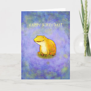 Cartão Placa de Sapo de Yellor (personalizável)