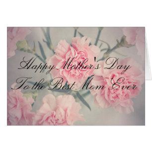 Cartão Placa de saudação de dia de as mães