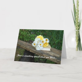 Cartão Placa de saudação de Dia de as mães feliz dobrada