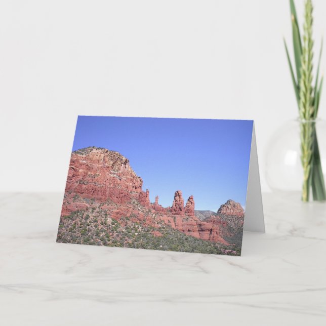 Cartão Placa de saudação de vazio (Frente)