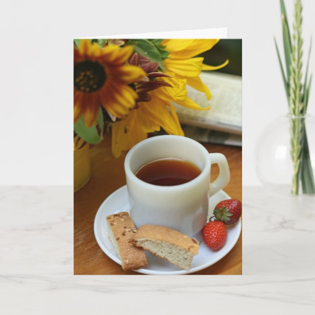 Cartão Placa de saudação de vazio (Frente)