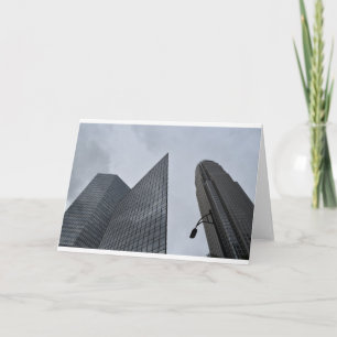 Cartão Placa de saudação de vazio