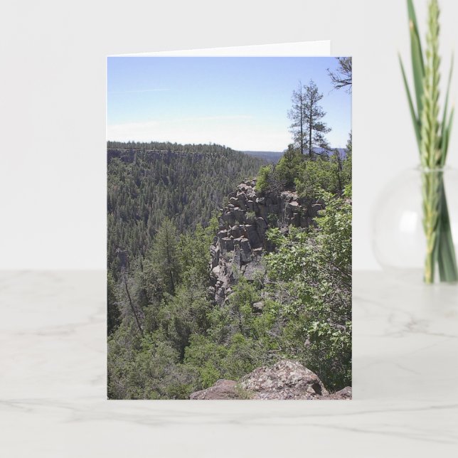 Cartão Placa de saudação de vazio (Frente)