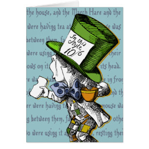 Cartão Placa de saudação de Vazio de chapéu