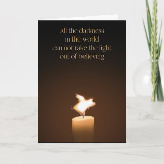 Cartão Placa de Saudação de Velas de Porco Voador