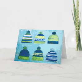 Cartão Placa de saudação do Boné Seahawks