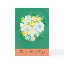 Placa de saudação do Buquê Flor