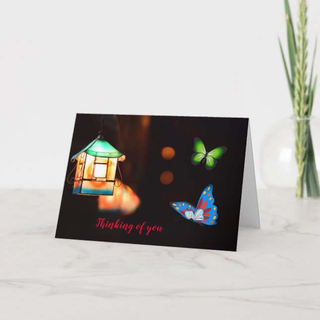 Cartão Placa de saudação dobrada pelo Dia de as mães Lant (Frente)