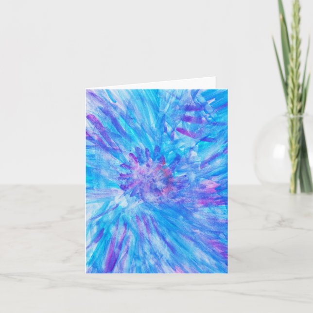 Cartão Placa de saudação dobrada, pequena, 4" x 5,6" (Frente)