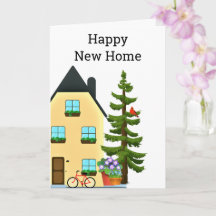 Placa de saudação doméstica feliz