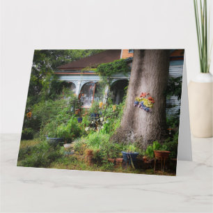 Cartão Placa de saudação Jumbo para GARDEN RUSTIC