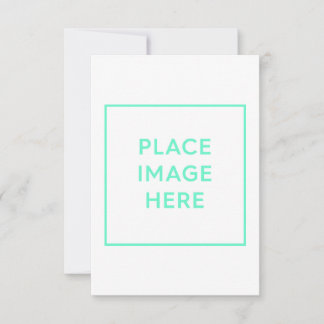 Cartão Placa de saudação plana de 3,5" x 5"