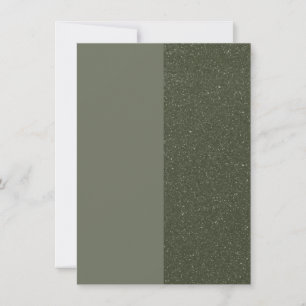 Cartão Placa de saudação plana - Matriz + Sparkle lado di